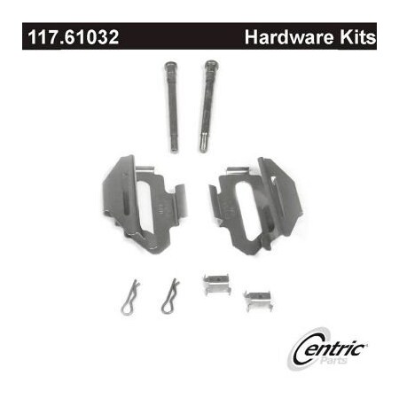 Centric Disc Brake Hardware Kit, Parts 117.61032